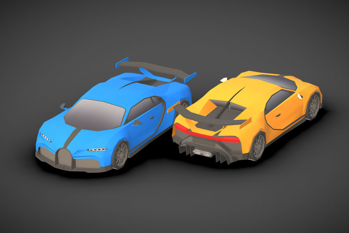 Vehicle Pack Low- Poly Low-poly 3D model_15