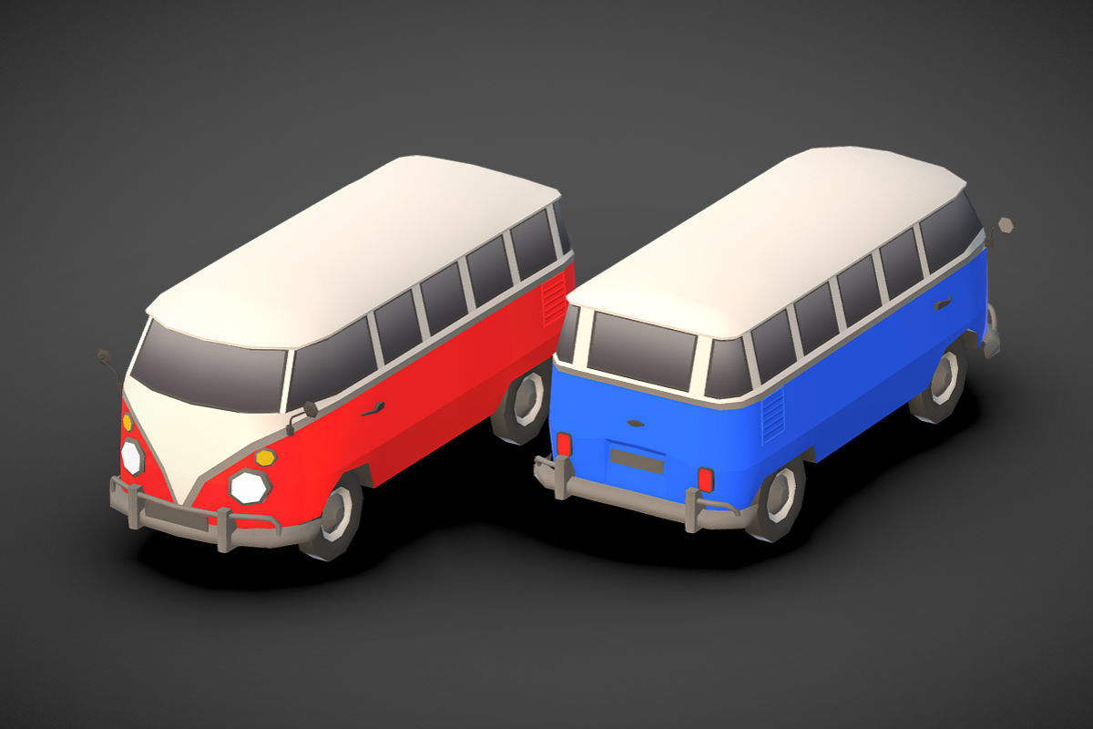 Vehicle Pack Low- Poly Low-poly 3D model_18