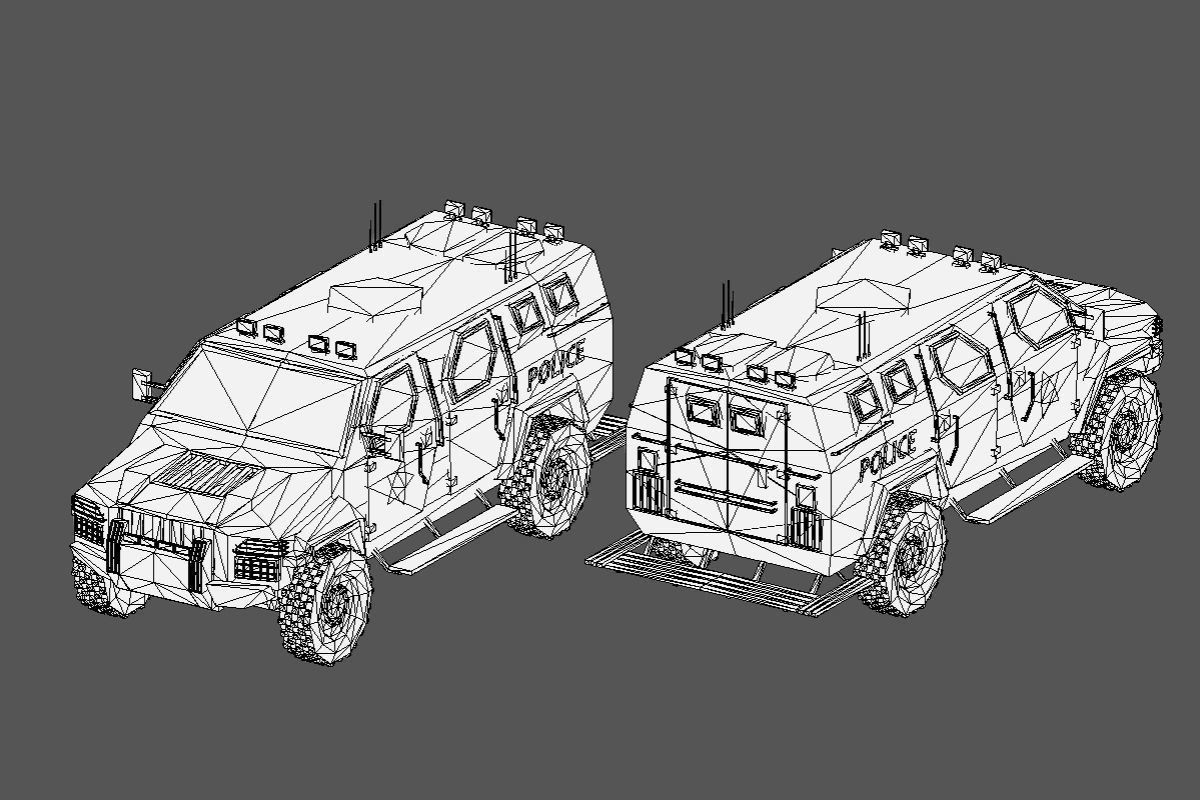 Vehicle Pack Low- Poly Low-poly 3D model_77