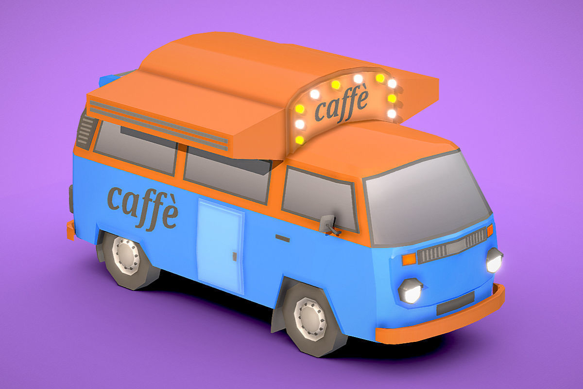 Vehicle Pack Low- Poly Low-poly 3D model_25