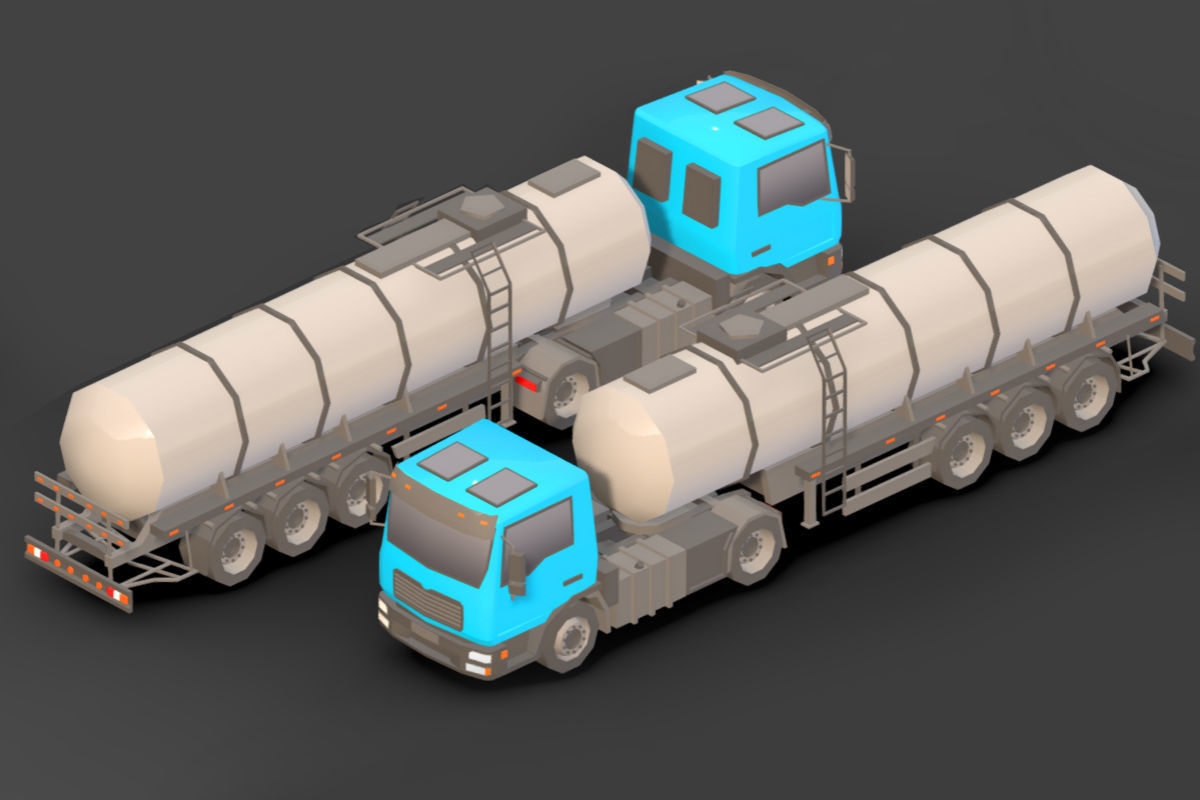 Vehicle Pack Low- Poly Low-poly 3D model_27