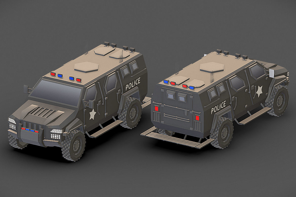 Vehicle Pack Low- Poly Low-poly 3D model_47