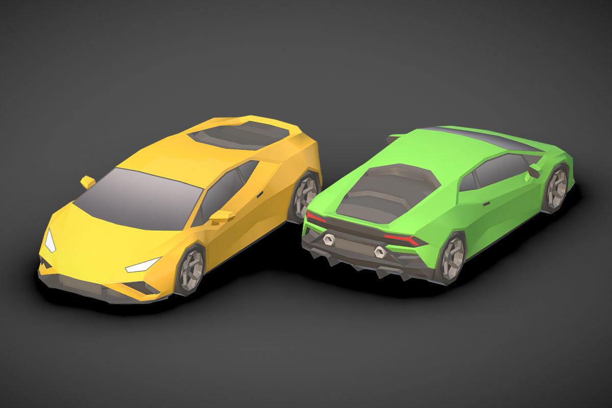 Vehicle Pack Low- Poly Low-poly 3D model_35