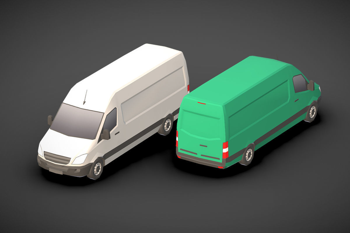 Vehicle Pack Low- Poly Low-poly 3D model_39