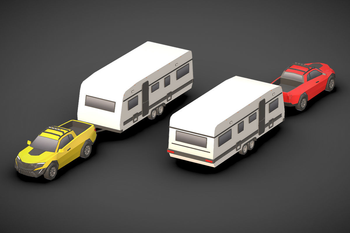 Vehicle Pack Low- Poly Low-poly 3D model_20