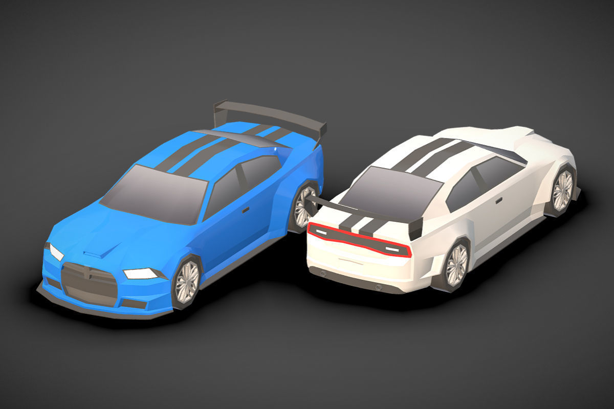 Vehicle Pack Low- Poly Low-poly 3D model_43