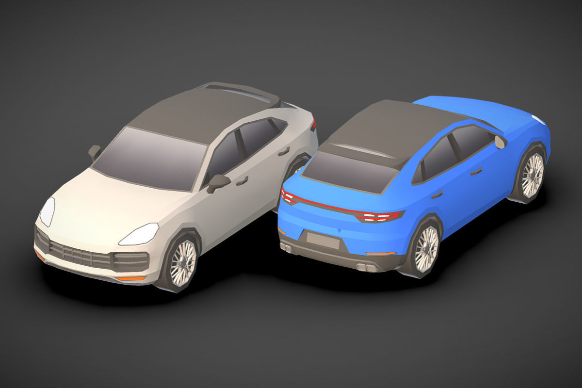 Vehicle Pack Low- Poly Low-poly 3D model_57