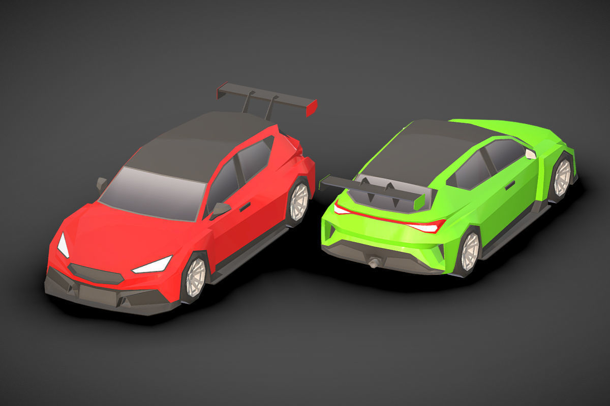 Vehicle Pack Low- Poly Low-poly 3D model_19