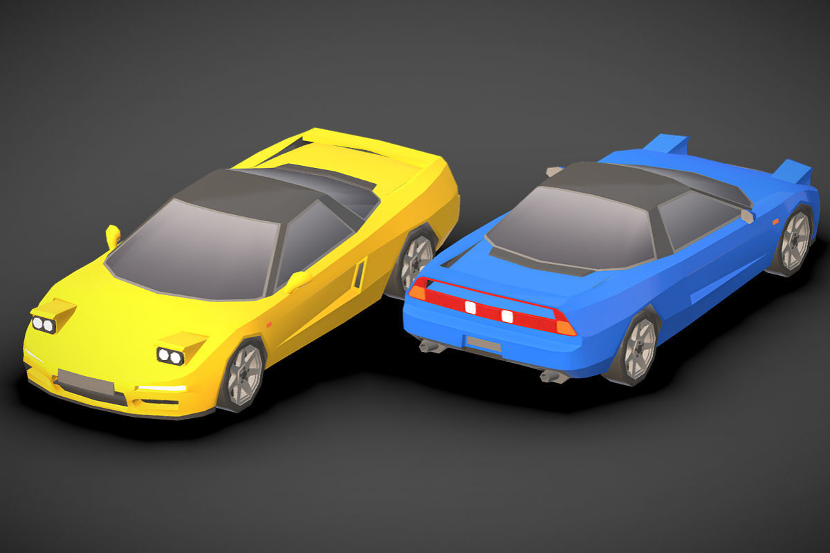 Vehicle Pack Low- Poly Low-poly 3D model_45