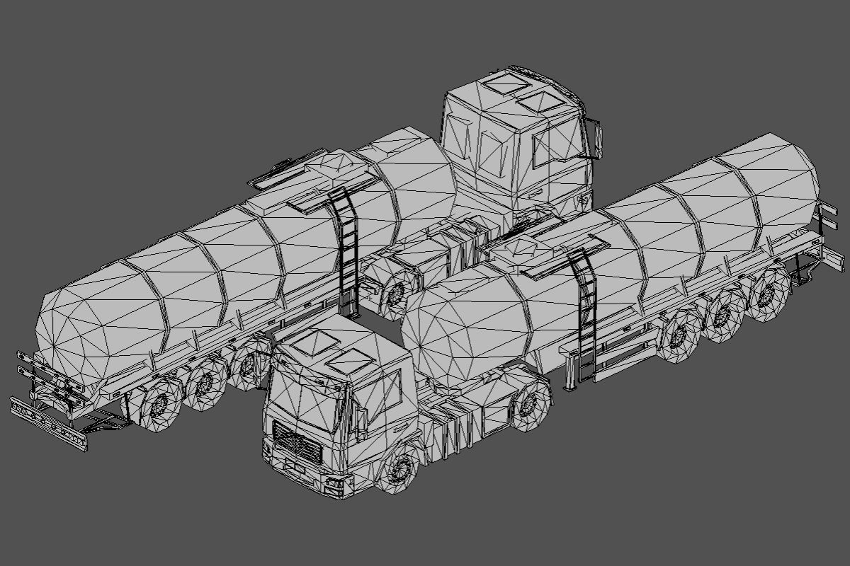 Vehicle Pack Low- Poly Low-poly 3D model_87