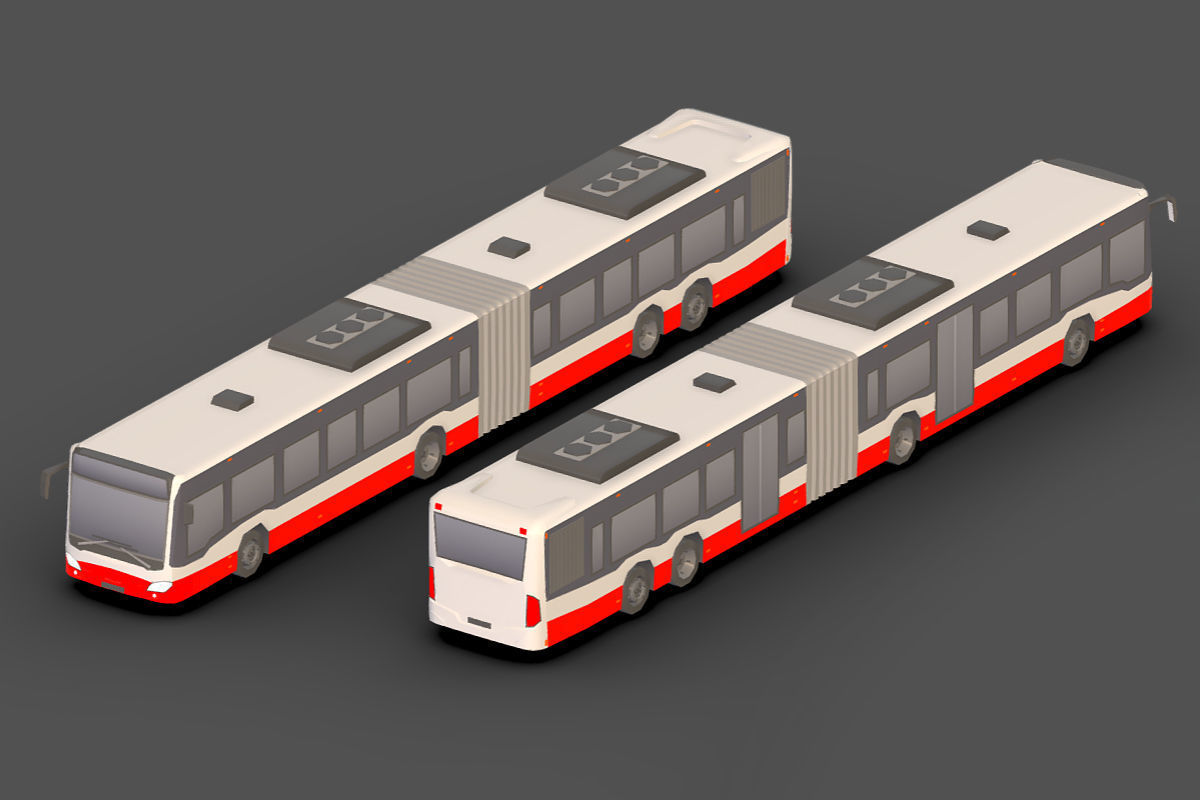 Vehicle Pack Low- Poly Low-poly 3D model_48