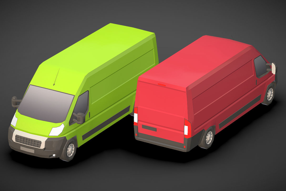 Vehicle Pack Low- Poly Low-poly 3D model_21