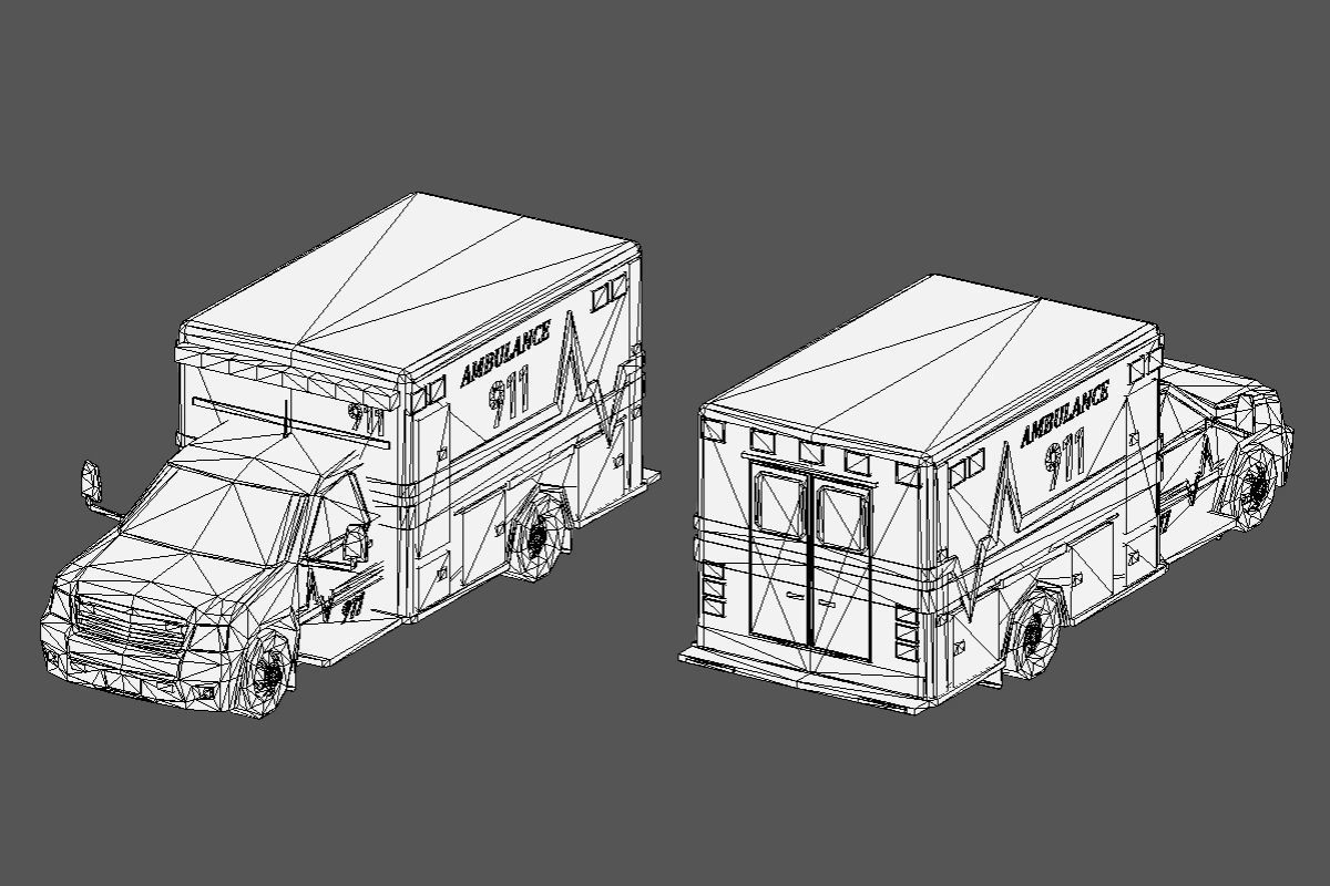 Vehicle Pack Low- Poly Low-poly 3D model_70