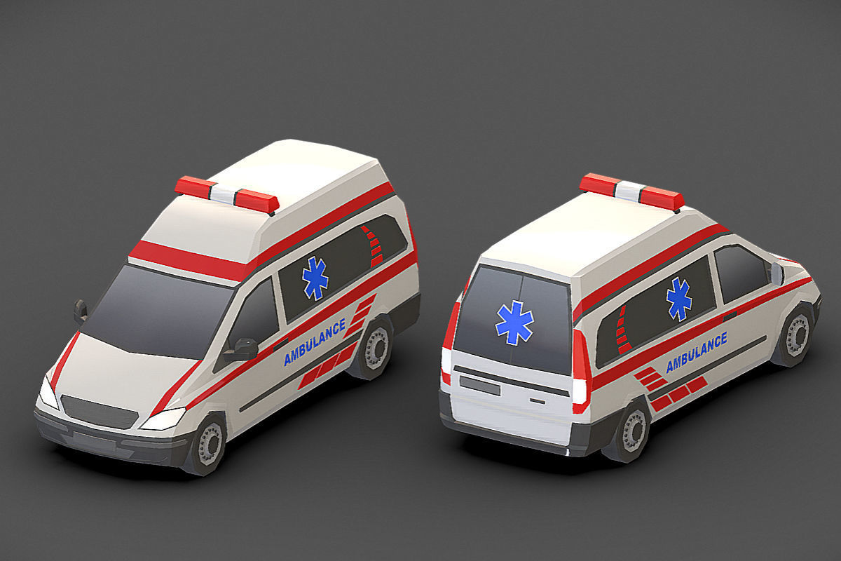 Vehicle Pack Low- Poly Low-poly 3D model_36