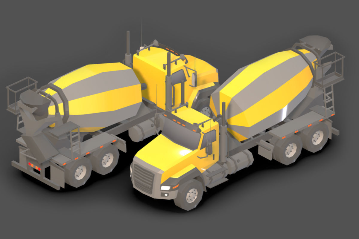 Vehicle Pack Low- Poly Low-poly 3D model_49