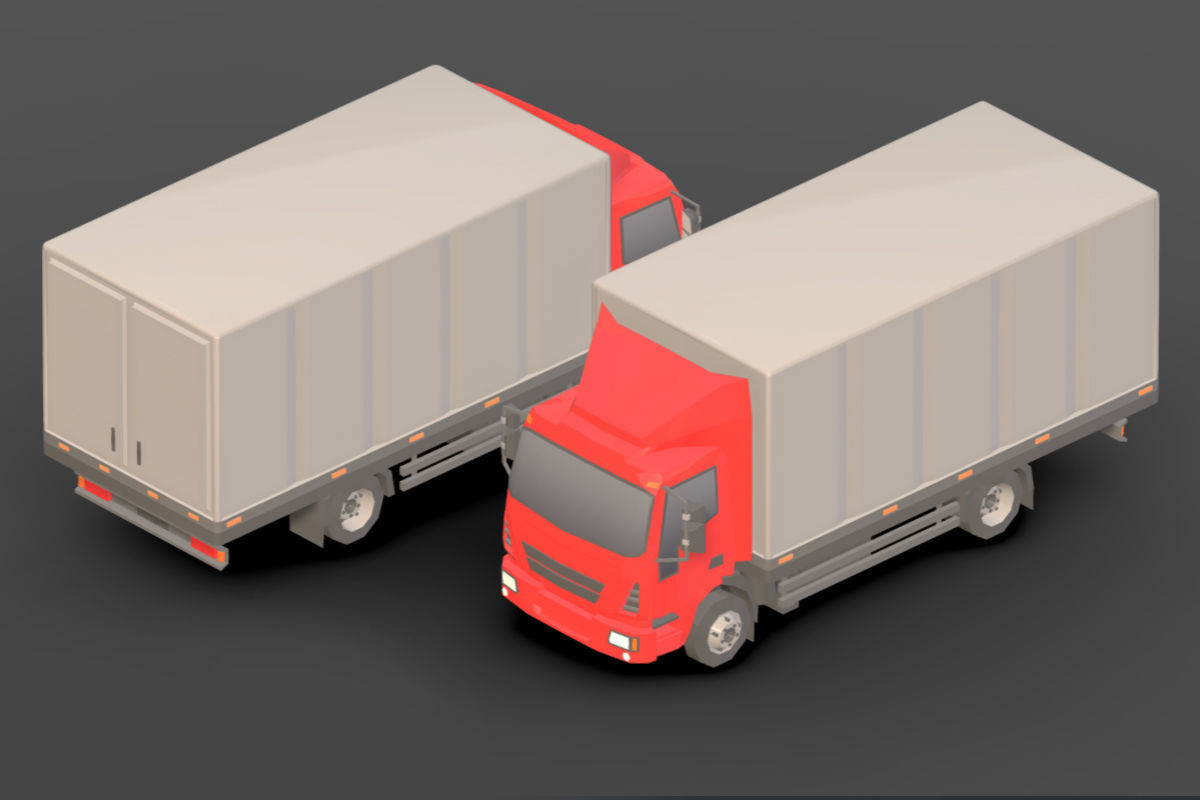 Vehicle Pack Low- Poly Low-poly 3D model_30