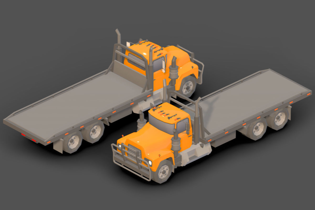 Vehicle Pack Low- Poly Low-poly 3D model_46