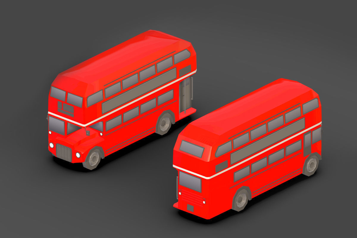 Vehicle Pack Low- Poly Low-poly 3D model_52