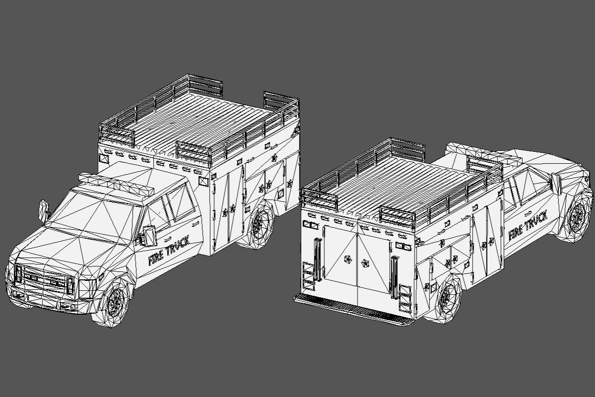 Vehicle Pack Low- Poly Low-poly 3D model_71