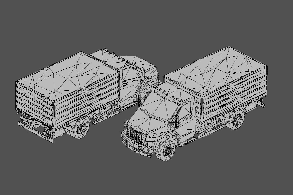 Vehicle Pack Low- Poly Low-poly 3D model_81