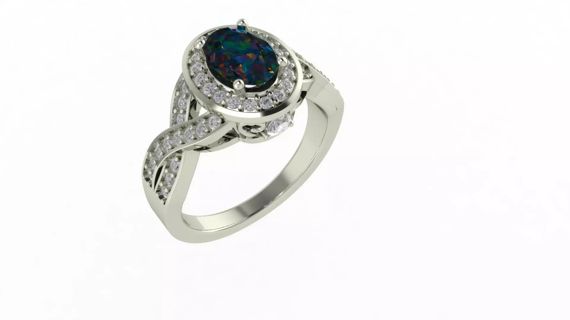 Ladies Ring 240 3D print model