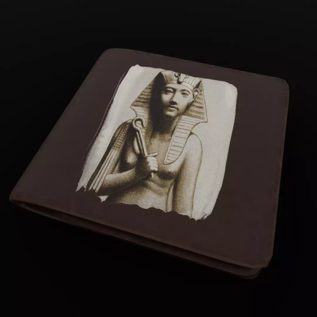Egyptian Pharaonic wallet 3D model