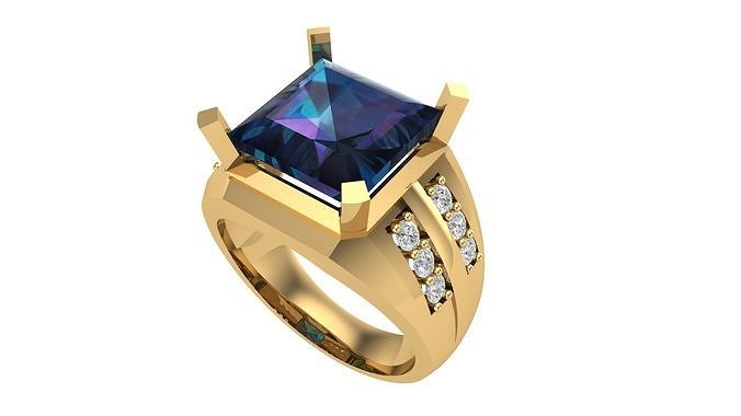 Ladies Ring 208 3D print model