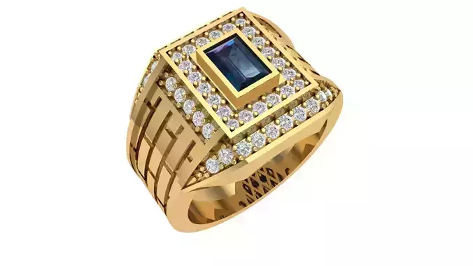 Ladies Ring 204 3D print model