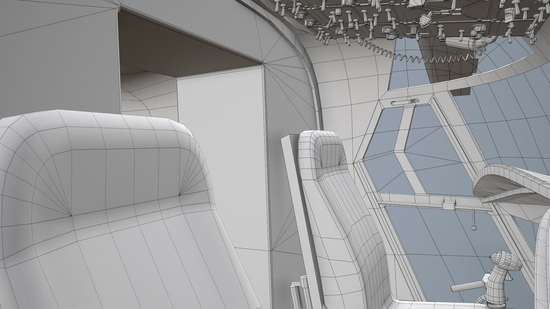  CH-47 Chinook Korean Army Static Low-poly 3D model_36