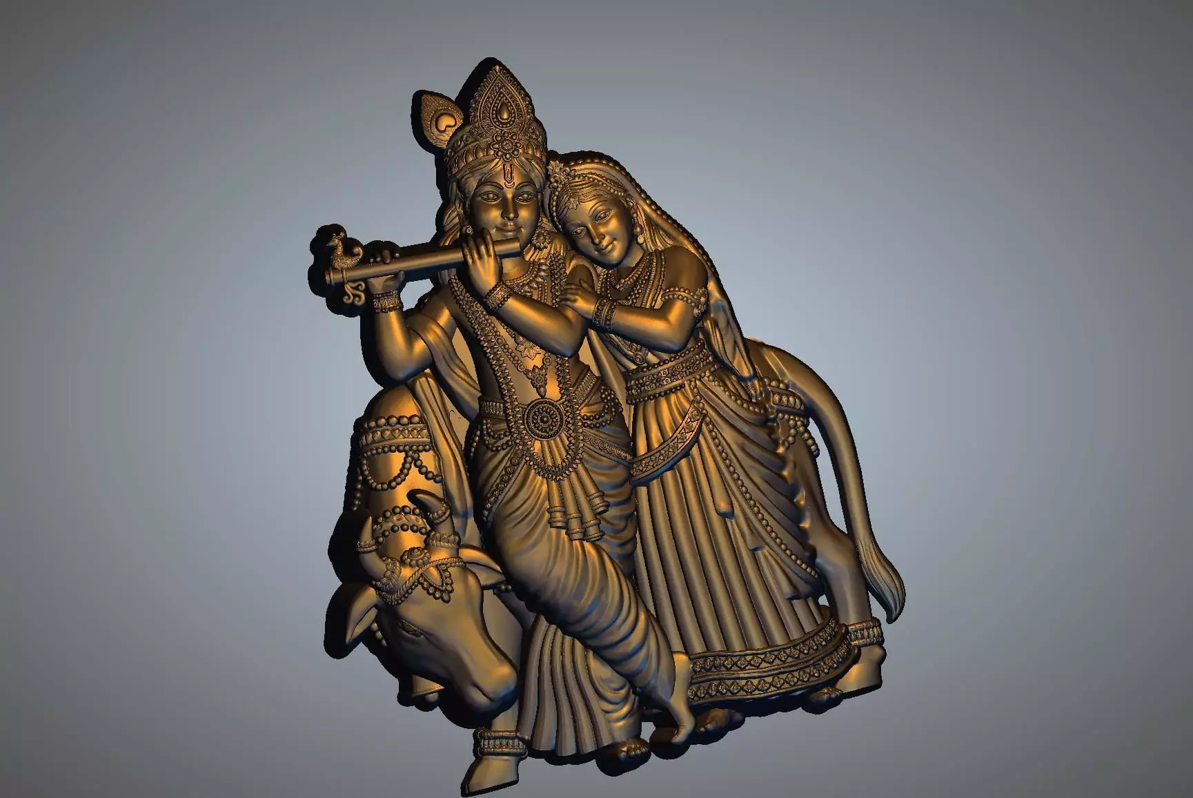Radha Krishan ji 3D print model_0