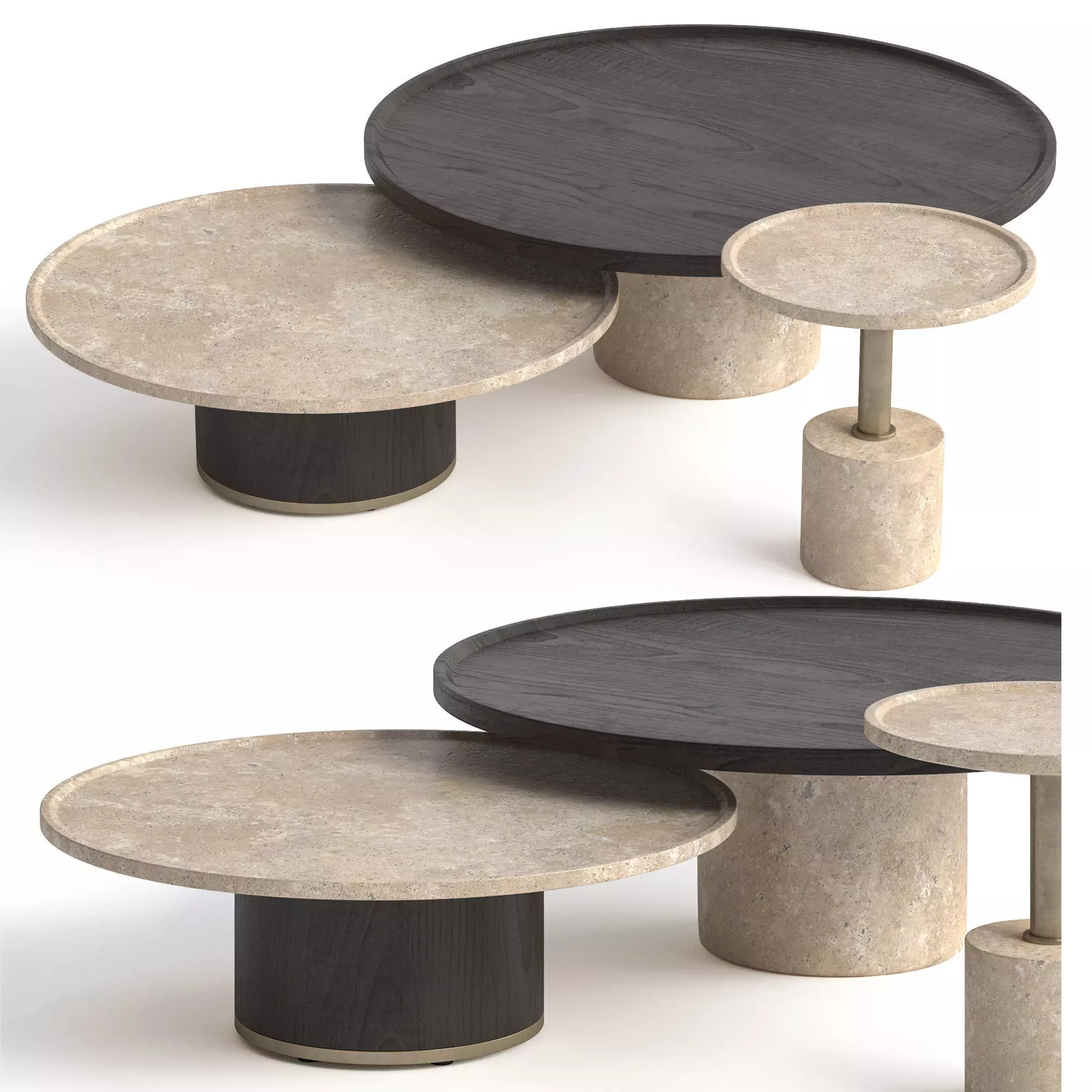 Modis Antik tables 3D model