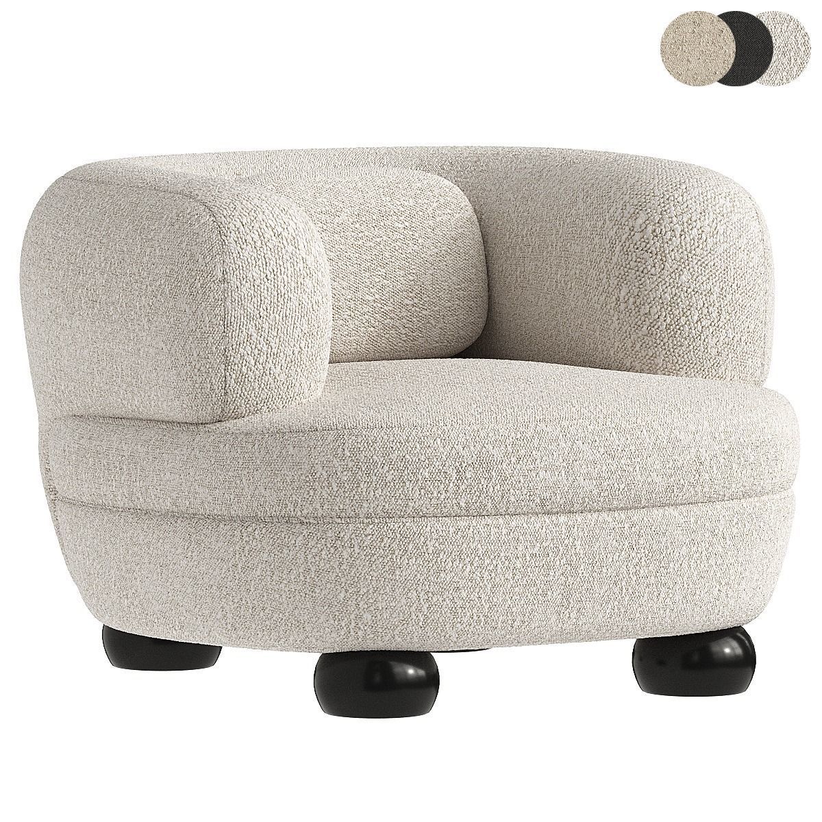 Pierre Augustin Rose 3D model_2