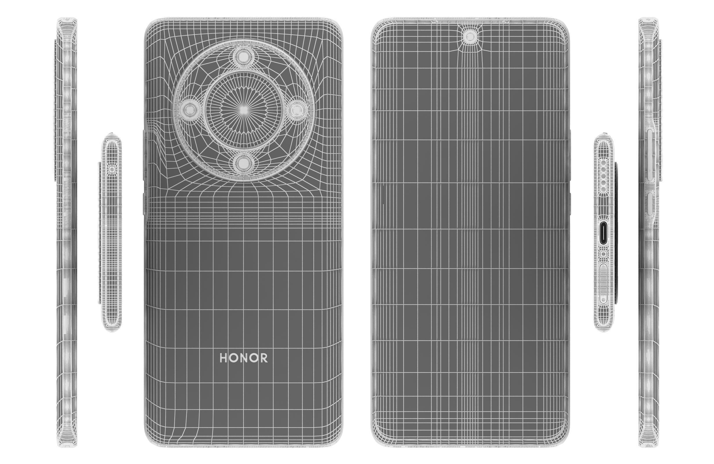 HONOR Magic6 Lite Black 3D model_17
