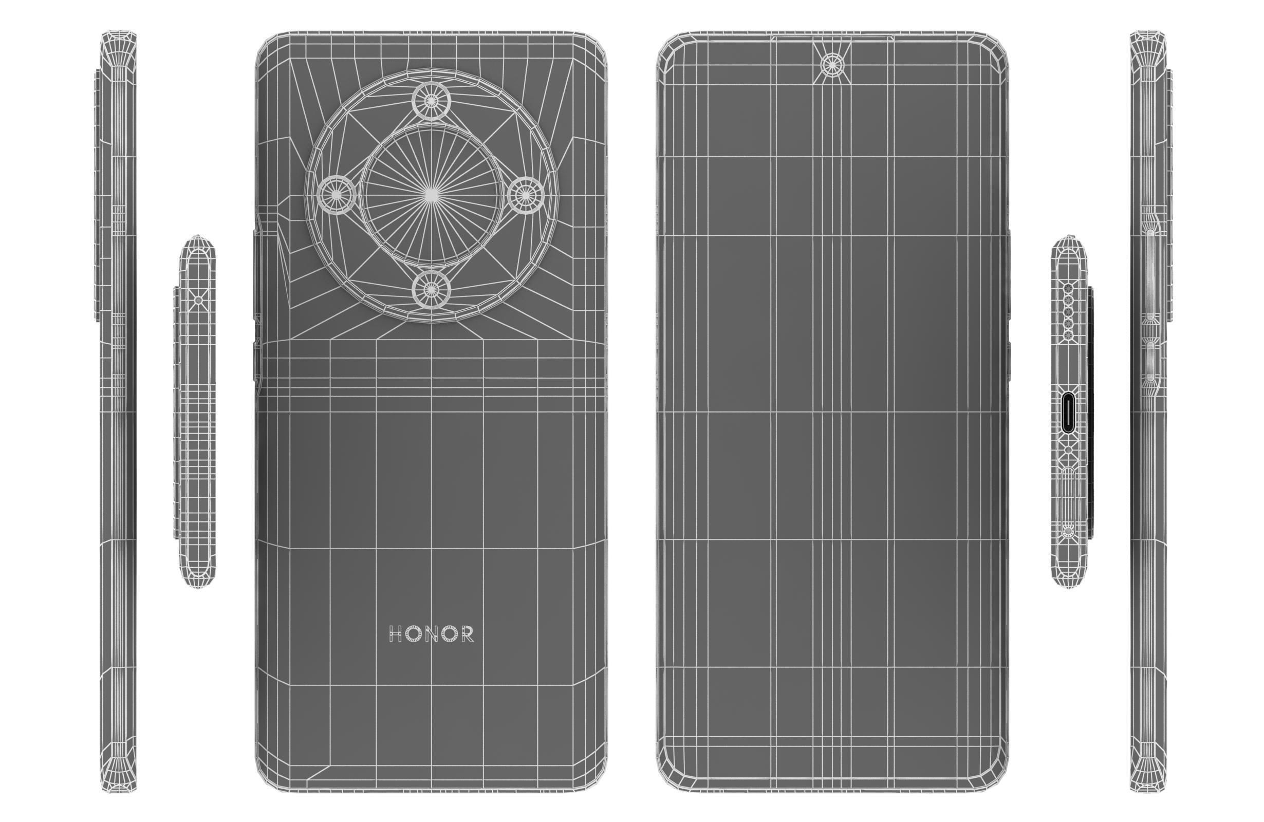 HONOR Magic6 Lite Black 3D model_16