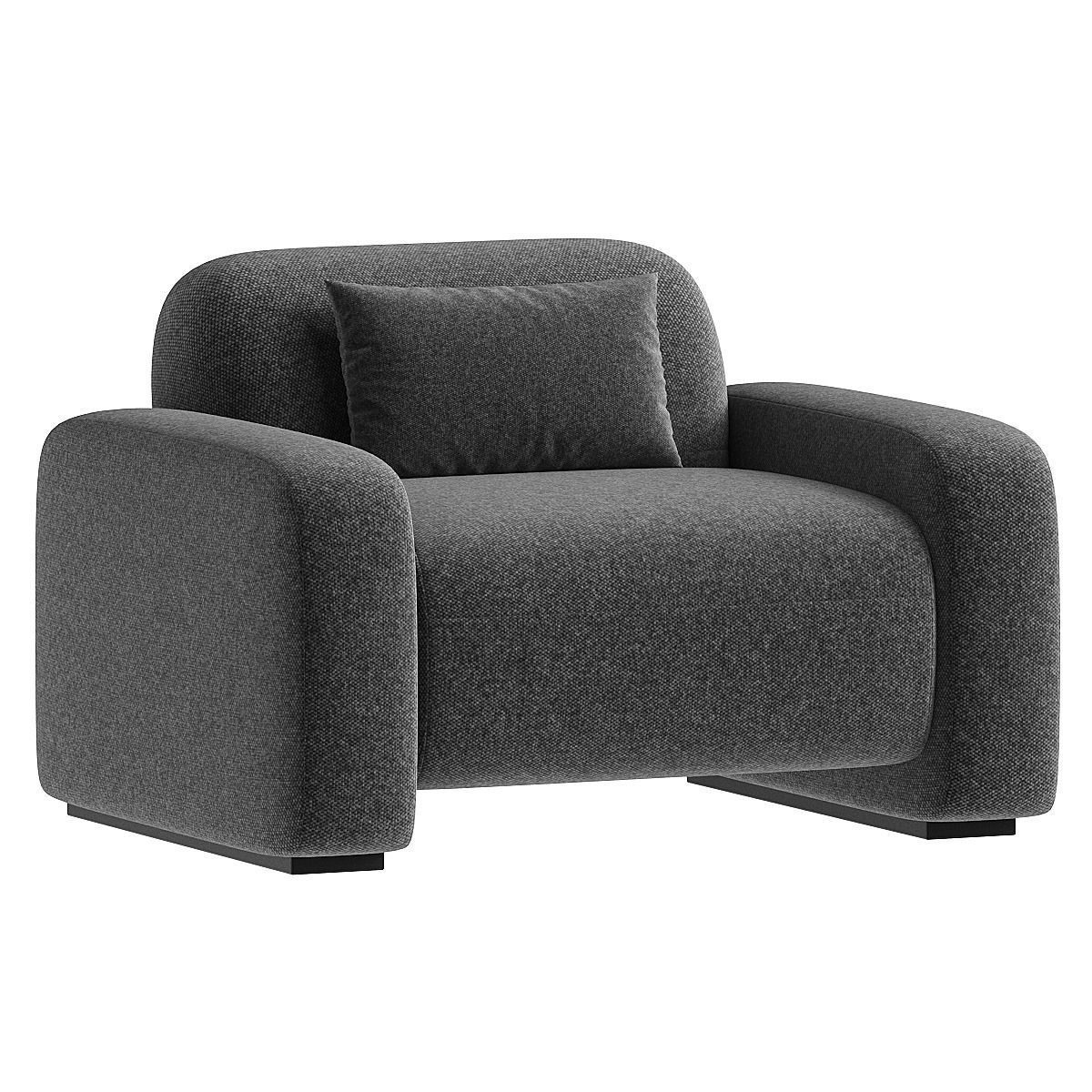 Armchair Kopengagen 3D model_2