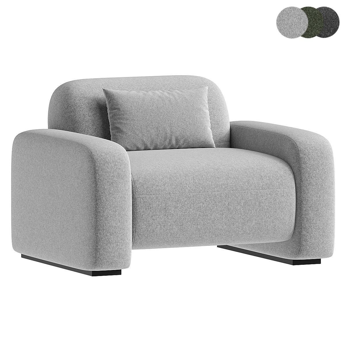 Armchair Kopengagen 3D model_1
