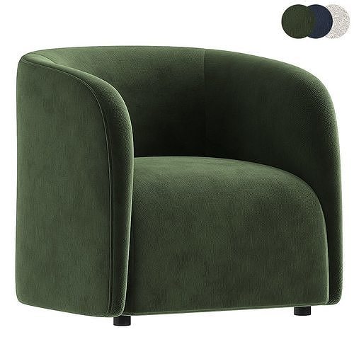 Armchair milan 3D model