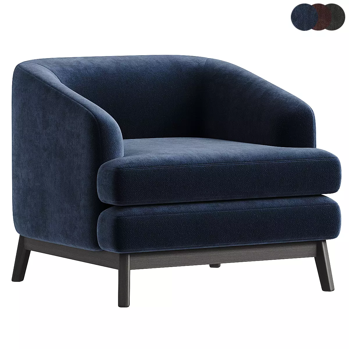 Chair Monterey 3D model_0