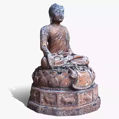 Buddha 21 ancient 3D print model