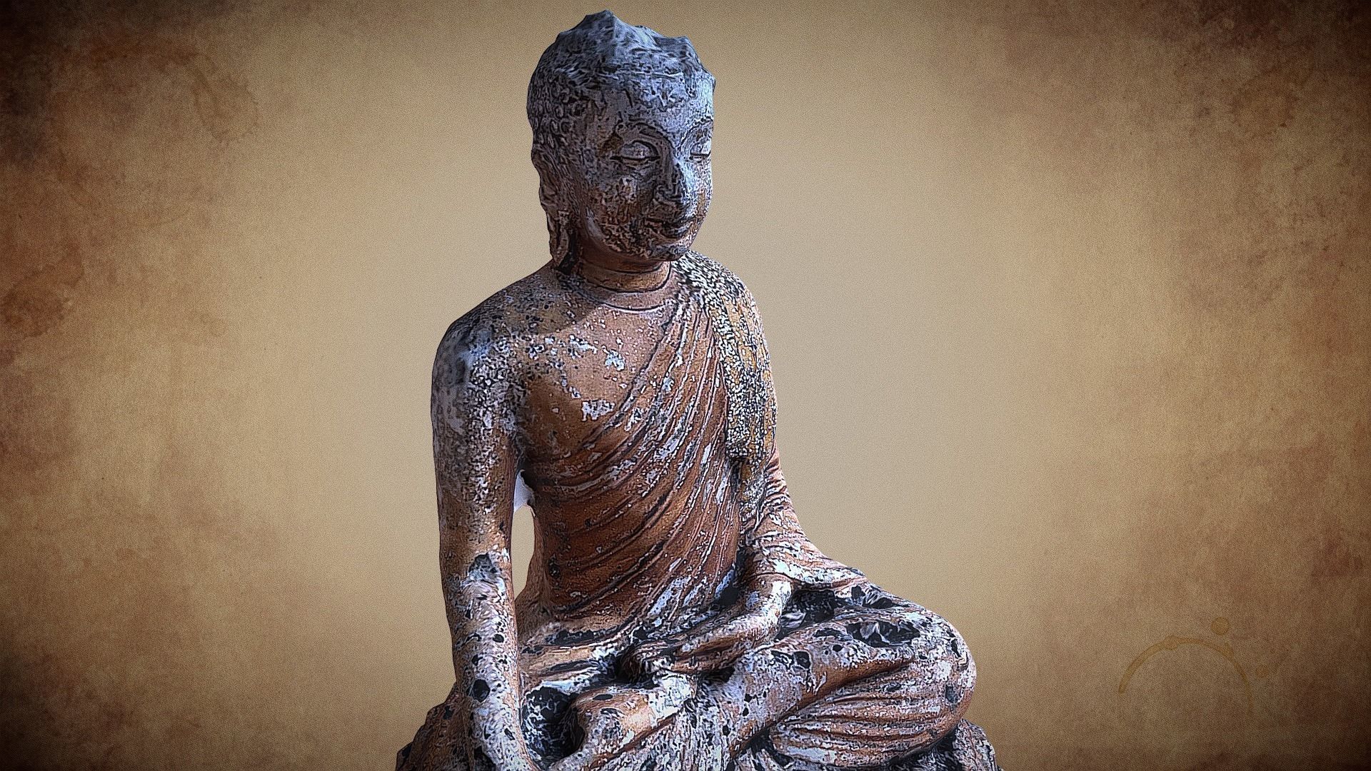 Buddha 21 ancient 3D print model_9