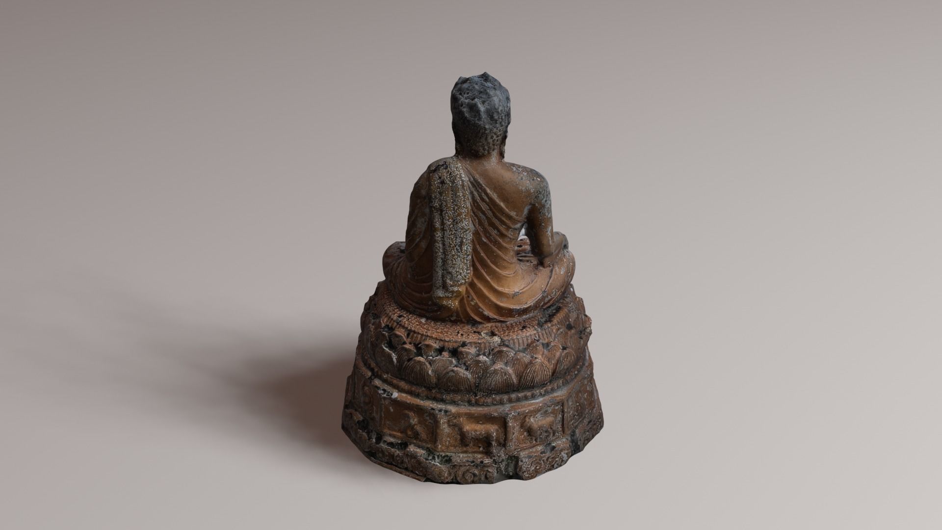 Buddha 21 ancient 3D print model_19