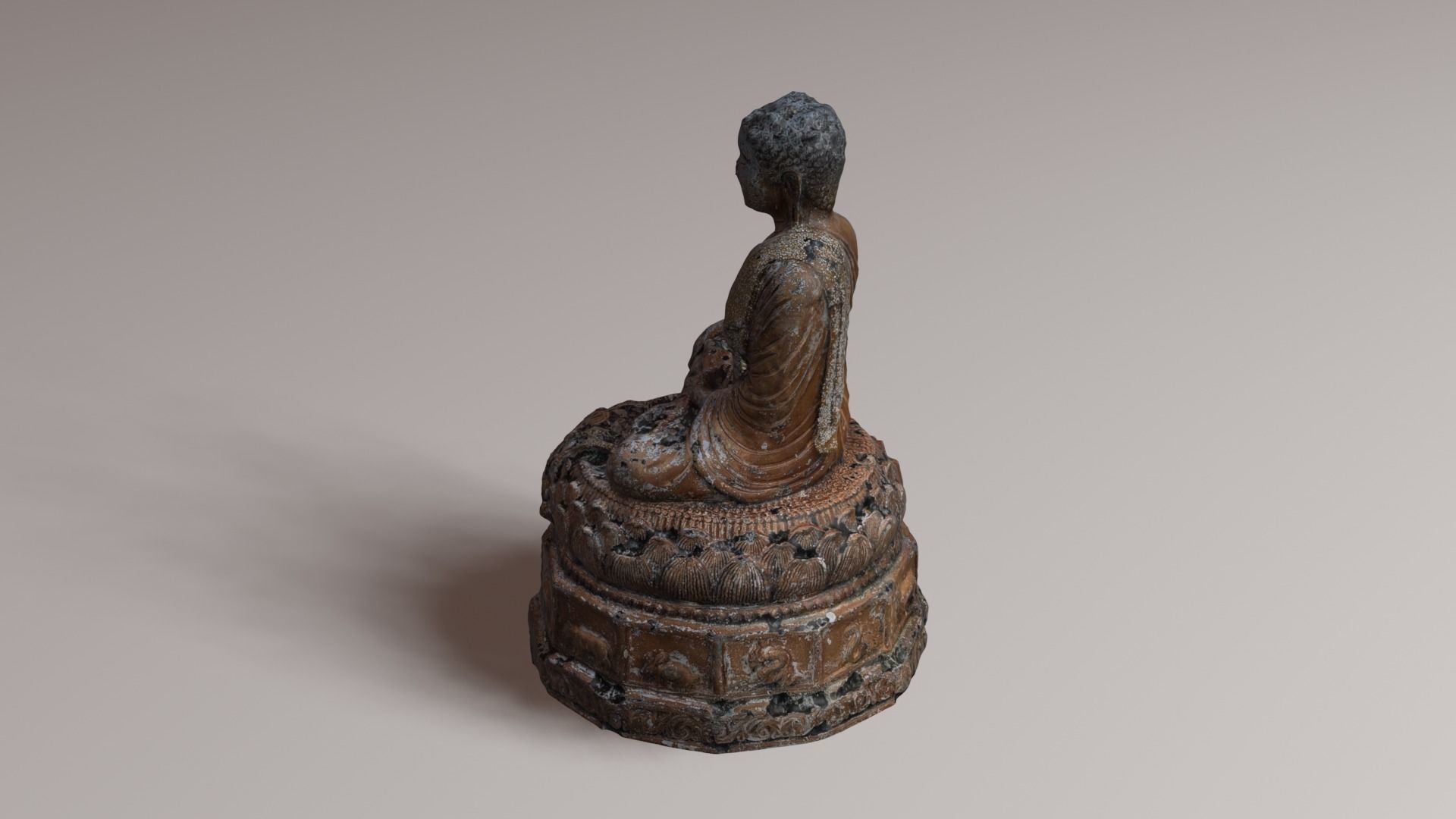 Buddha 21 ancient 3D print model_27