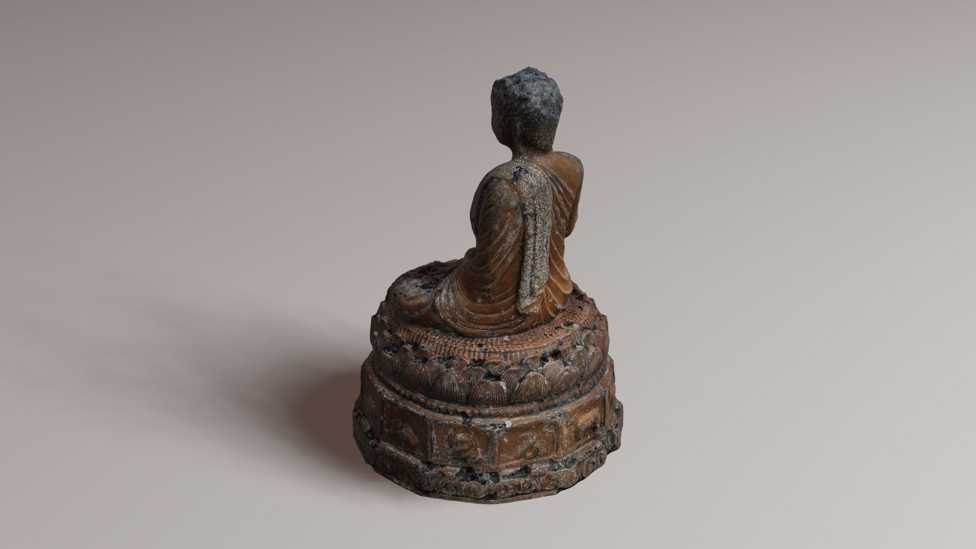 Buddha 21 ancient 3D print model_25