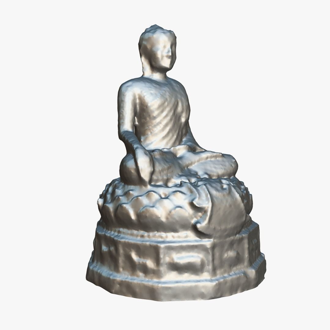 Buddha 21 ancient 3D print model_4