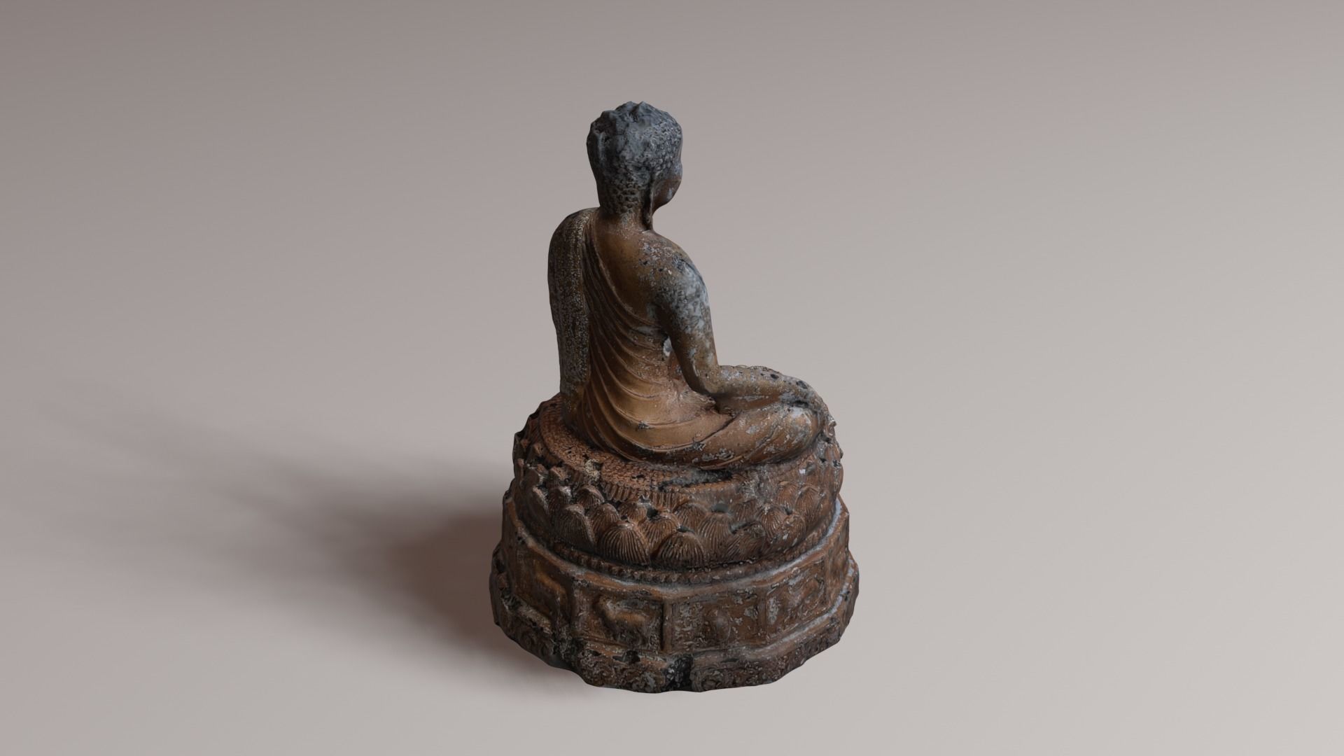 Buddha 21 ancient 3D print model_18