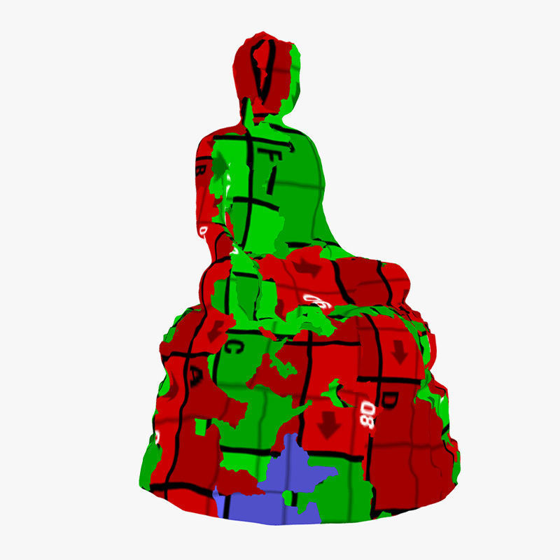 Buddha 21 ancient 3D print model_5