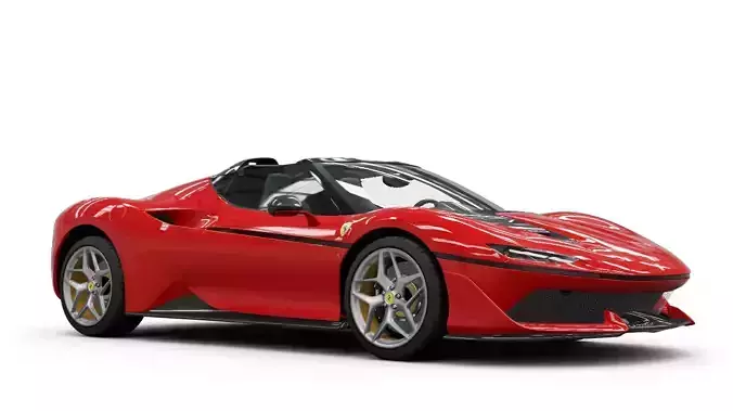 Ferrari J50 2017 Without Textures 3D model 3D model