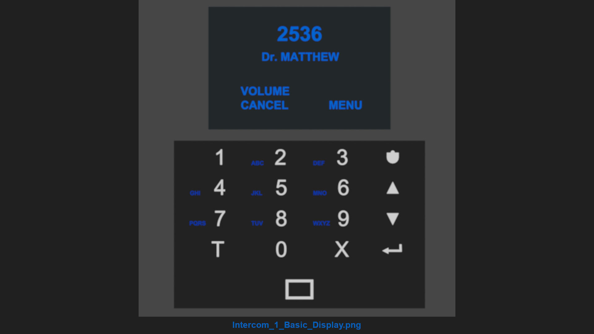 Intercom 1 Basic Low-poly 3D model_7