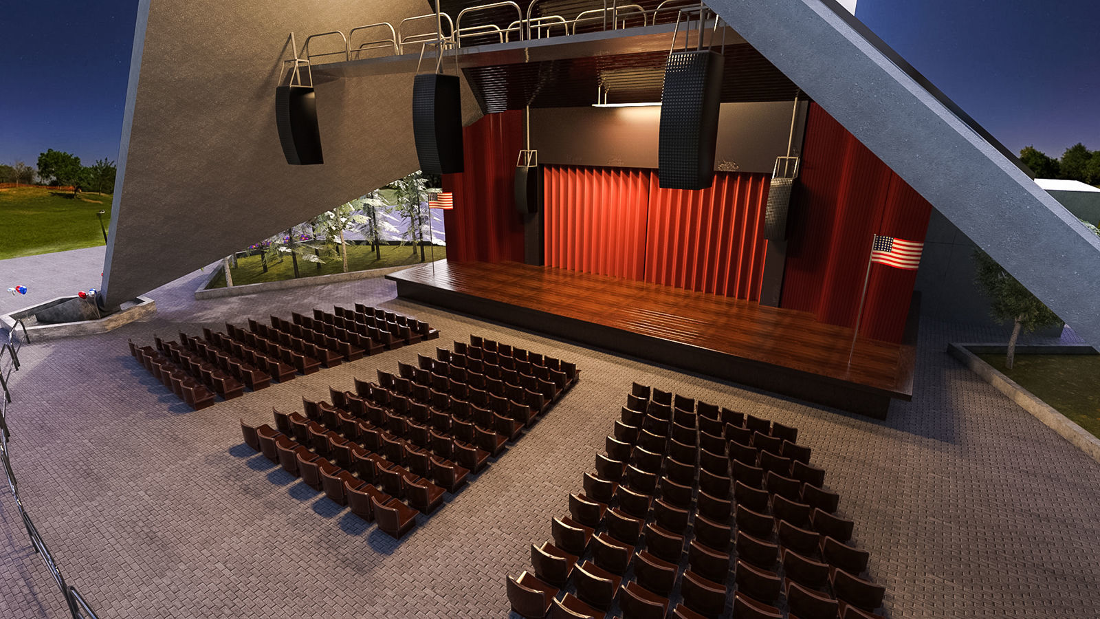 Independence in July 3D model_2