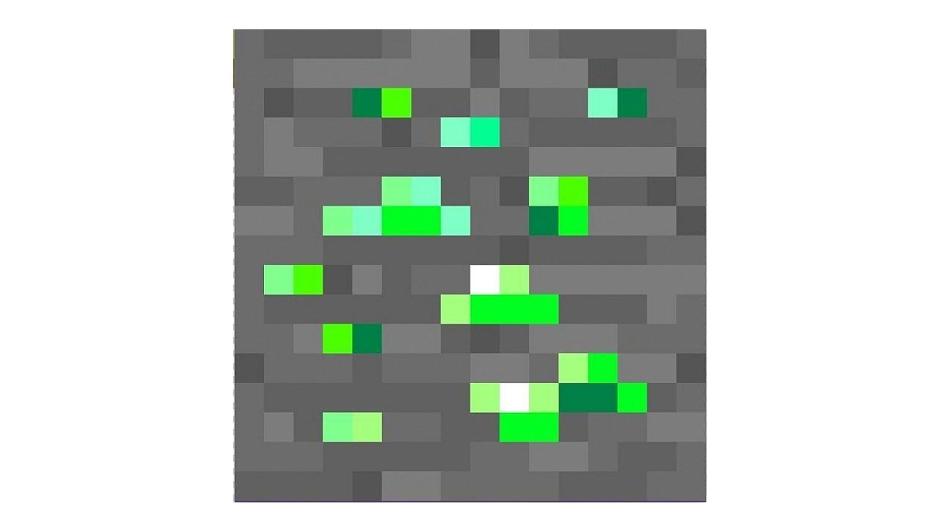 Minecraft Emerald 3D model_10